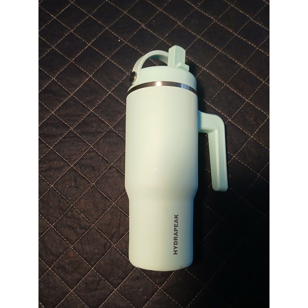 Hydrapeak Voyager Pale Sage 40 oz Tumbler With Handle and Straw Lid